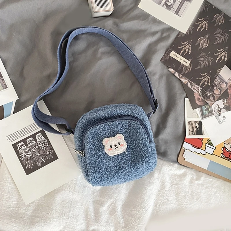 Crossbody Bag Plush Purse Shoulder Bags Wallet Cartoon Bear Pendant Handbag E74B
Crossbody Bag Plush Purse Shoulder Bags Wallet Cartoon Bear Pendant Handbag E74B