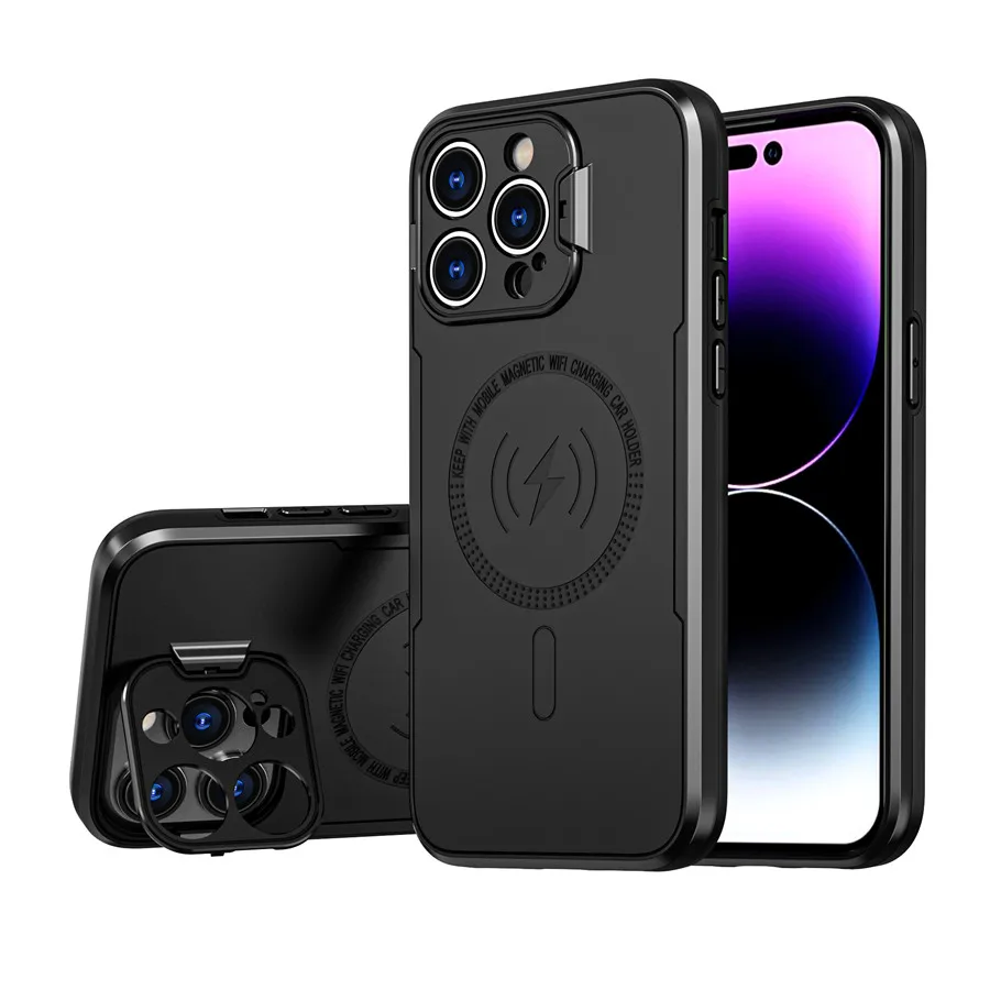 Magnetic Wireless Charging Case with Camera Lens Protector Compatible with iPhone Series AntiScratch Shockproof Protective Cover
Magnetic Wireless Charging Case with Camera Lens Protector Compatible with iPhone Series AntiScratch Shockproof Protective Cover
