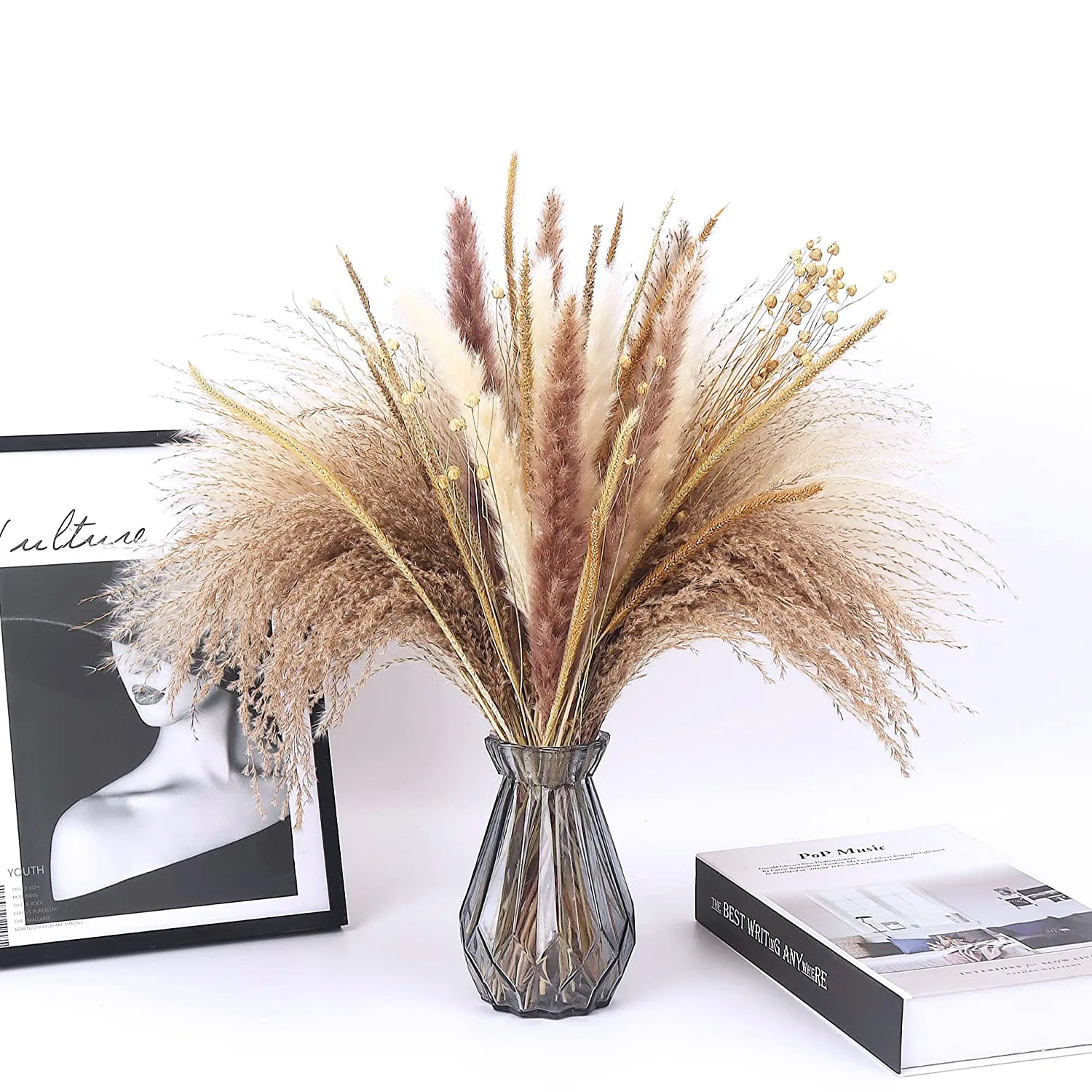 1 Bouquet Natural Bunny Tail Grass Pampas Grass Fluffy Room Phragmites Decoration Dried Flowers Bouquet Wedding Boho Home Decor
1 Bouquet Natural Bunny Tail Grass Pampas Grass Fluffy Room Phragmites Decoration Dried Flowers Bouquet Wedding Boho Home Decor