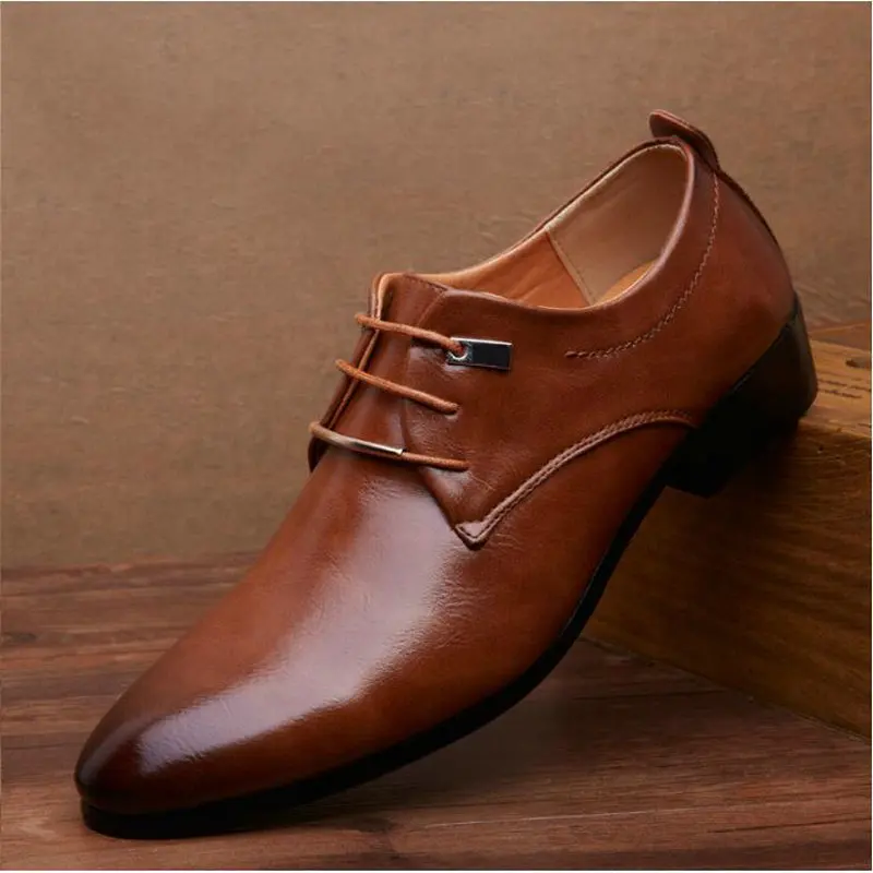2023 Hot sell mens leather shoes men's dress shoes British Style lace up Pointed toe low top flats 2 colors big size
2023 Hot sell mens leather shoes men's dress shoes British Style lace up Pointed toe low top flats 2 colors big size