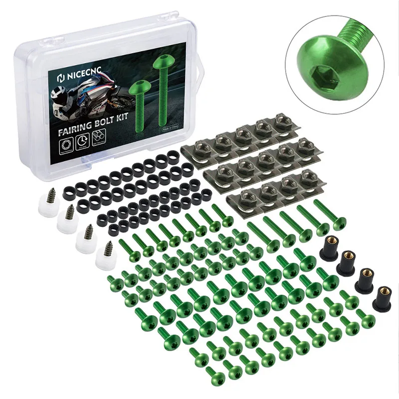 177pcs Fairing Bolts Motorcycle Screws Body Screws Nuts For kawasaki z750 z900 z1000 z800 versys 650 er6n ninja 400 300 z1000sx
177pcs Fairing Bolts Motorcycle Screws Body Screws Nuts For kawasaki z750 z900 z1000 z800 versys 650 er6n ninja 400 300 z1000sx