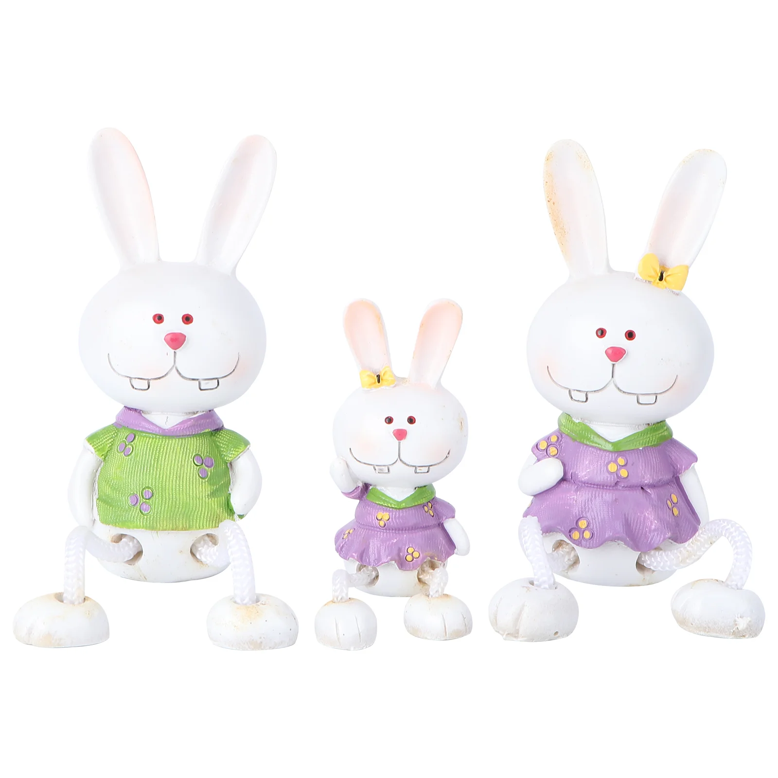 3Pcs Parent-child Delicate Rabbit Model Adorn Party Prop Rabbit Craft Easter Rabbit Decor
3Pcs Parent-child Delicate Rabbit Model Adorn Party Prop Rabbit Craft Easter Rabbit Decor