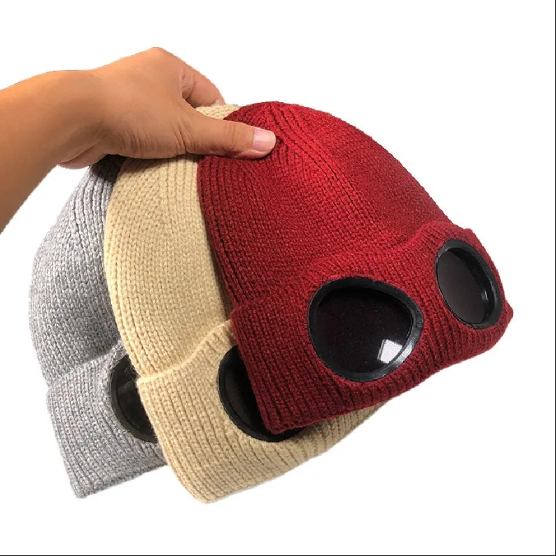 Outdoor Ski Cap Aviator Sunglasses with Velvet Adult Women Men Thickened Knitted Hats Winter Autumn Warm Party Accessories Gift
Outdoor Ski Cap Aviator Sunglasses with Velvet Adult Women Men Thickened Knitted Hats Winter Autumn Warm Party Accessories Gift