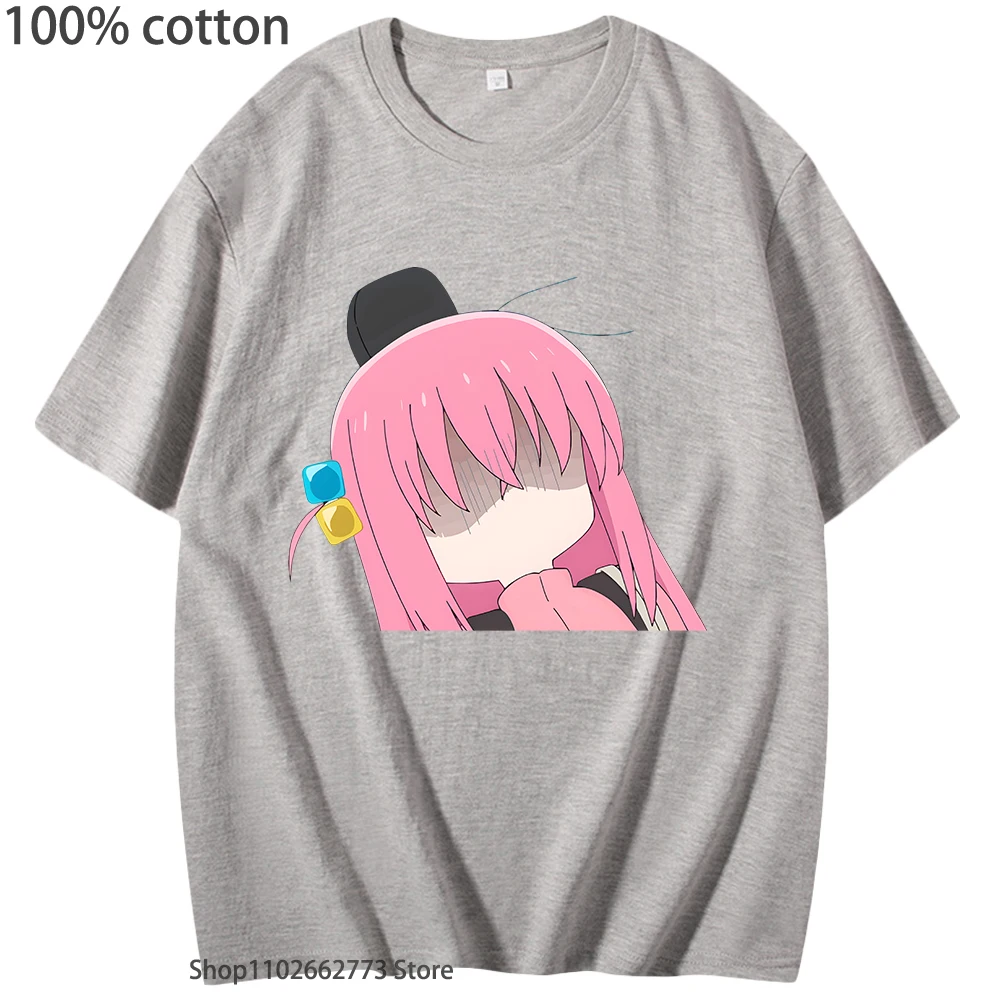 Anime BOCCHI THE ROCK! Clothes Hitori Gotou Cartoon Graphic Tshirts Casual 100% Cotton Short Sleeve Girls Kawaii Printing Tees
Anime BOCCHI THE ROCK! Clothes Hitori Gotou Cartoon Graphic Tshirts Casual 100% Cotton Short Sleeve Girls Kawaii Printing Tees