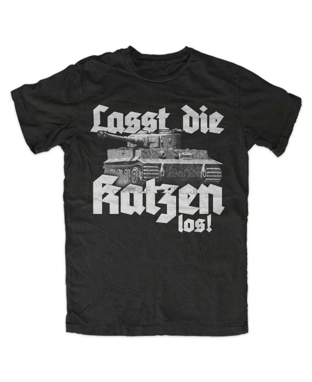 Let The Cats Go 2 T-Shirt Black Cat Tank Tiger Panzer Tiger Men Tops 2019 Summer New Style High Quality Creator Shirt
Let The Cats Go 2 T-Shirt Black Cat Tank Tiger Panzer Tiger Men Tops 2019 Summer New Style High Quality Creator Shirt