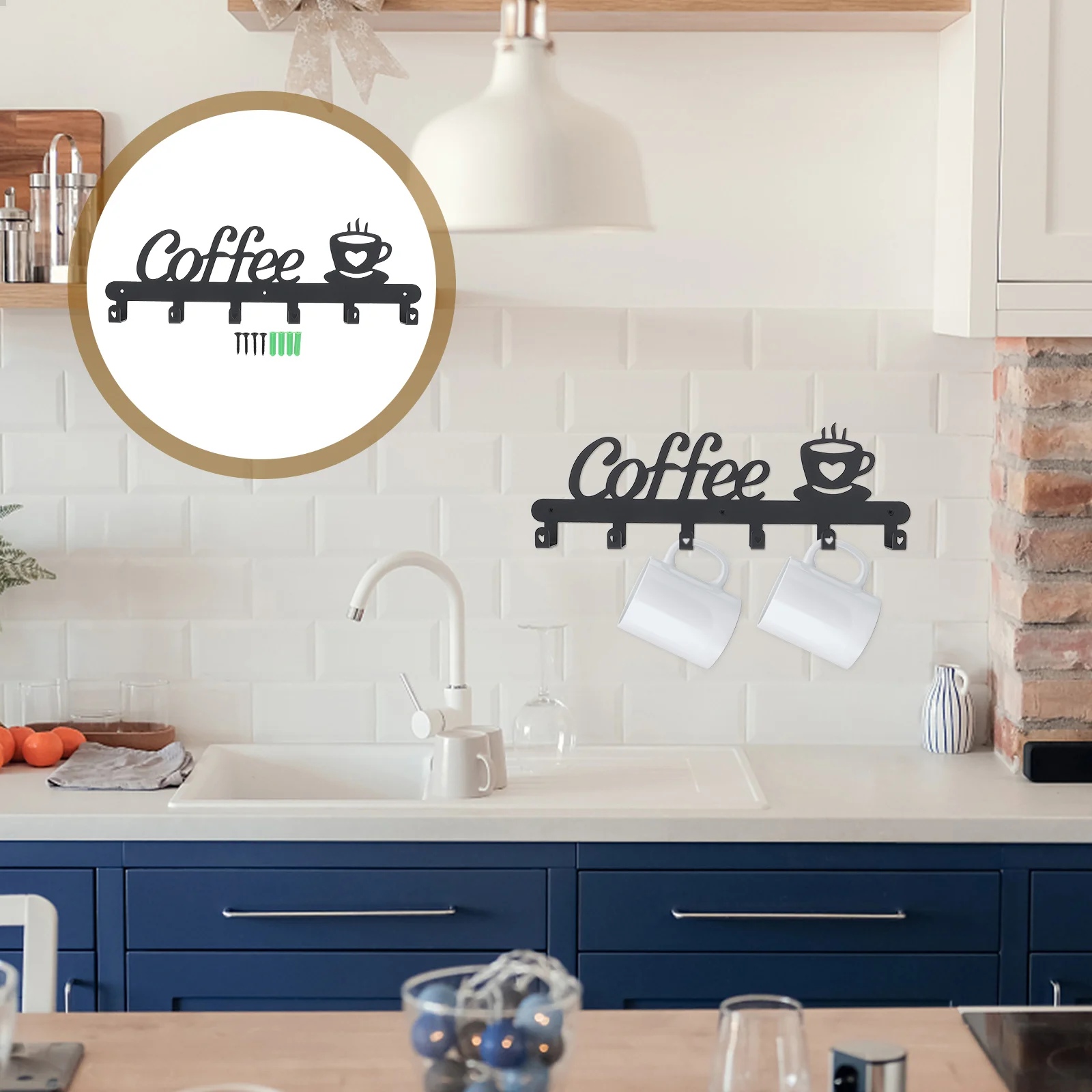 Mug Coffee Holder Cup Rack Wall Cabinet Organizer Kitchen Hooks Storage Racks Tea Utensil Cabinets Drying Hanging Mount Stand
Mug Coffee Holder Cup Rack Wall Cabinet Organizer Kitchen Hooks Storage Racks Tea Utensil Cabinets Drying Hanging Mount Stand