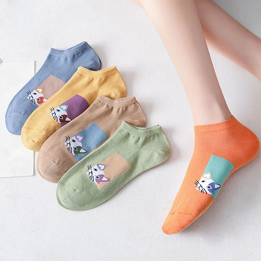 Women Cotton Socks Fashion Female Short Kitten Colorful Tube Art Casual Cute Cat Socks For Girls
Women Cotton Socks Fashion Female Short Kitten Colorful Tube Art Casual Cute Cat Socks For Girls