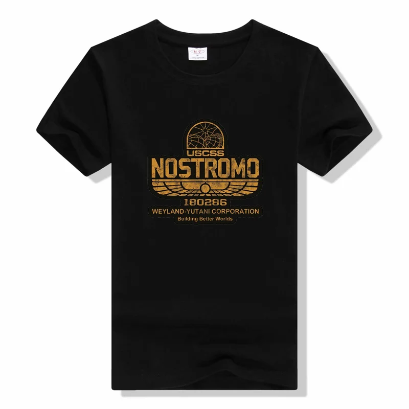 New Aliens Nostromo Xenomorph Logo Tshirt Men Round Neck high quality Cotton T Shirt Aliens Weyland Yutani Corp tshirt Tops
New Aliens Nostromo Xenomorph Logo Tshirt Men Round Neck high quality Cotton T Shirt Aliens Weyland Yutani Corp tshirt Tops