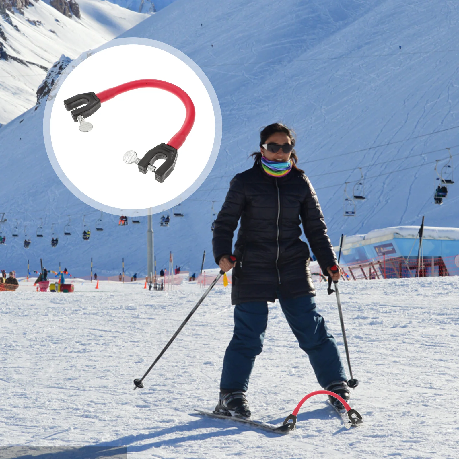 1PC Ski Tip Connector, Trainer Ski Training Aid Easy Wedge Snow Ski Training Tools for Beginners Skiing Training ( )
1PC Ski Tip Connector, Trainer Ski Training Aid Easy Wedge Snow Ski Training Tools for Beginners Skiing Training ( )