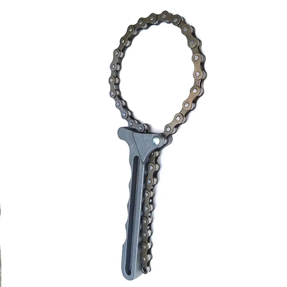Adjustable Car Engine Oil Filter Aluminum + Steel Chain Grip Key Wrench Remover Tools Car Repair Tools
Adjustable Car Engine Oil Filter Aluminum + Steel Chain Grip Key Wrench Remover Tools Car Repair Tools