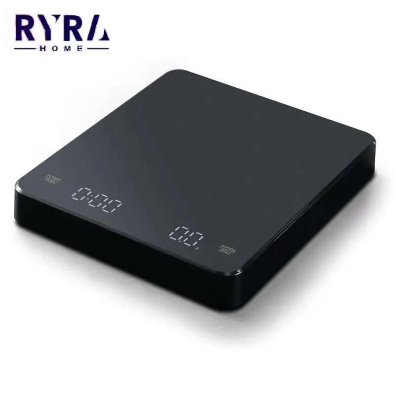 Электронные весы для кофе со светодиодным дисплеем, все в одном 
Электронные весы для кофе со светодиодным дисплеем, все в одном