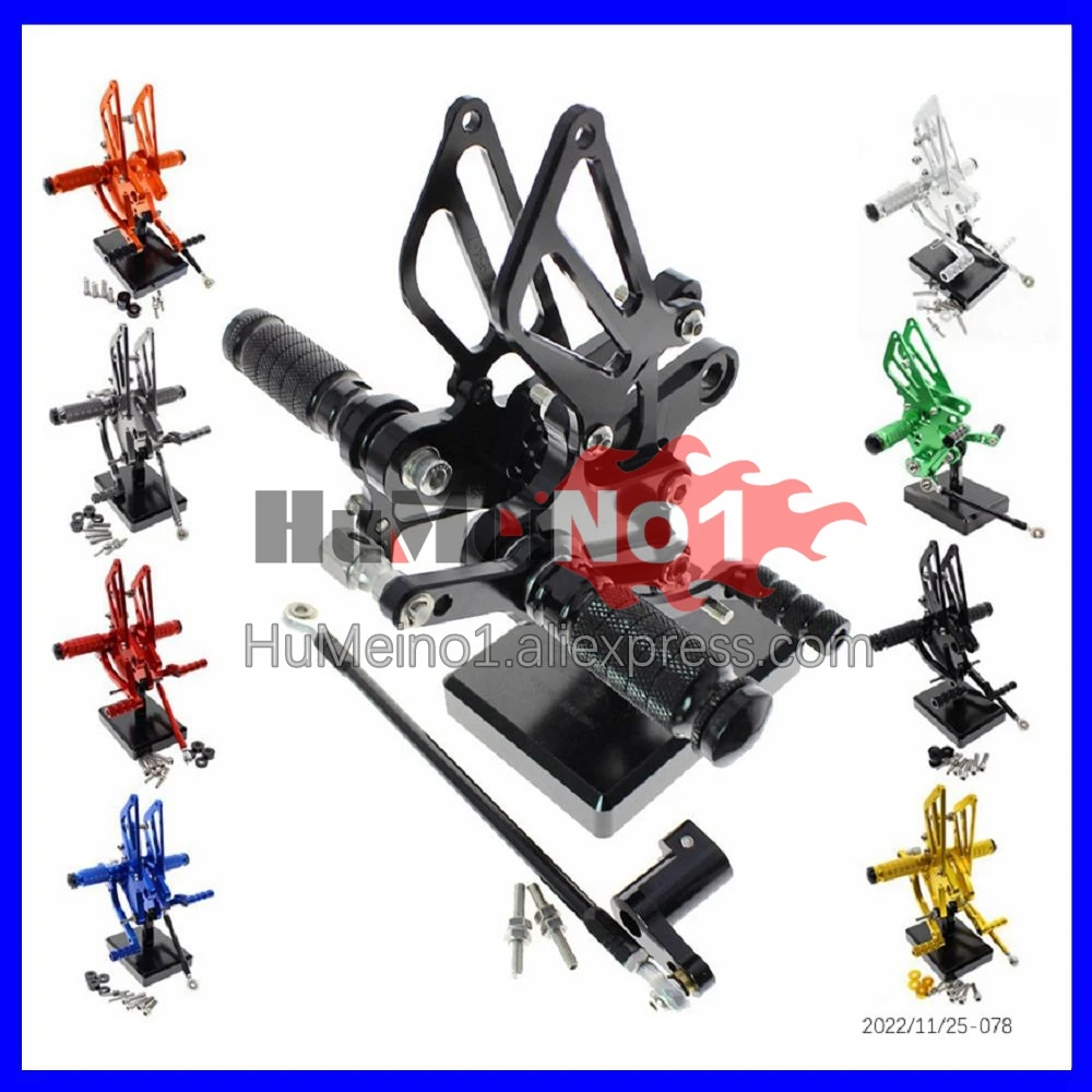 CNC Foot Rest Pegs Footpeg Rear Set For HONDA CBR 125R CBR125 R CBR125R 2011 2012 2013 2015 2016 2017 2018 Footrest Rearset Kit
CNC Foot Rest Pegs Footpeg Rear Set For HONDA CBR 125R CBR125 R CBR125R 2011 2012 2013 2015 2016 2017 2018 Footrest Rearset Kit
