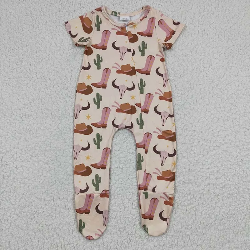 Bodysuit Snap Botton Footed Boots Jumpsuit Kids Toddler One-piece Newborn Summer Coverall Baby Girl Western Cow Zipper Romper
Bodysuit Snap Botton Footed Boots Jumpsuit Kids Toddler One-piece Newborn Summer Coverall Baby Girl Western Cow Zipper Romper