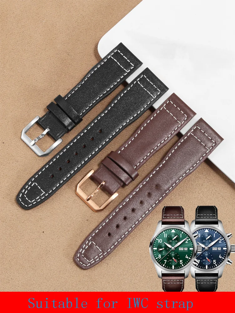 20mm 21mm men's leather strap replacement strap for IWC Pilot Mark XVIII iw327004 / 377714 Strap Bracelet
20mm 21mm men's leather strap replacement strap for IWC Pilot Mark XVIII iw327004 / 377714 Strap Bracelet