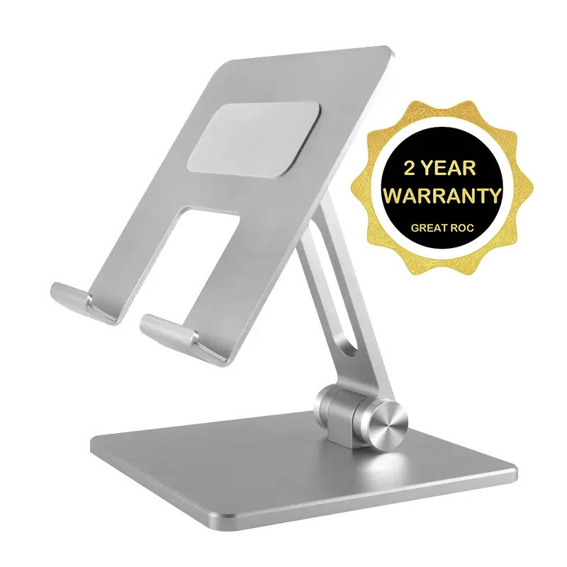Great Roc aluminum tablet pc stand cell phone holder adjustable phone stand desk metal desktop tablet stand laptop holder
Great Roc aluminum tablet pc stand cell phone holder adjustable phone stand desk metal desktop tablet stand laptop holder