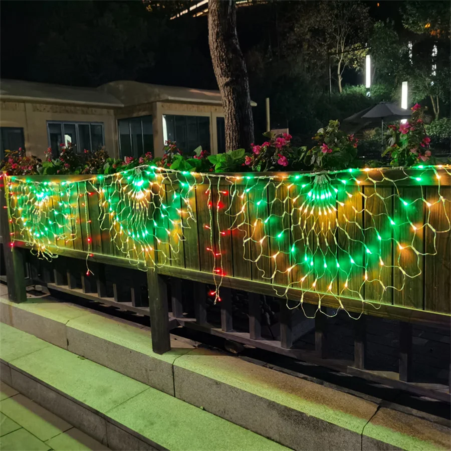 Светодиодная сетчатая гирлянсветильник в виде павлина, 3*0,5 м, 414 светодиодов, уличная занавеска для окон, сказосветильник, Рождественская сетчатая гирлянда светильник для свадебного декора 
Светодиодная сетчатая гирлянсветильник в виде павлина, 3*0,5 м, 414 светодиодов, уличная занавеска для окон, сказосветильник, Рождественская сетчатая гирлянда светильник для свадебного декора
