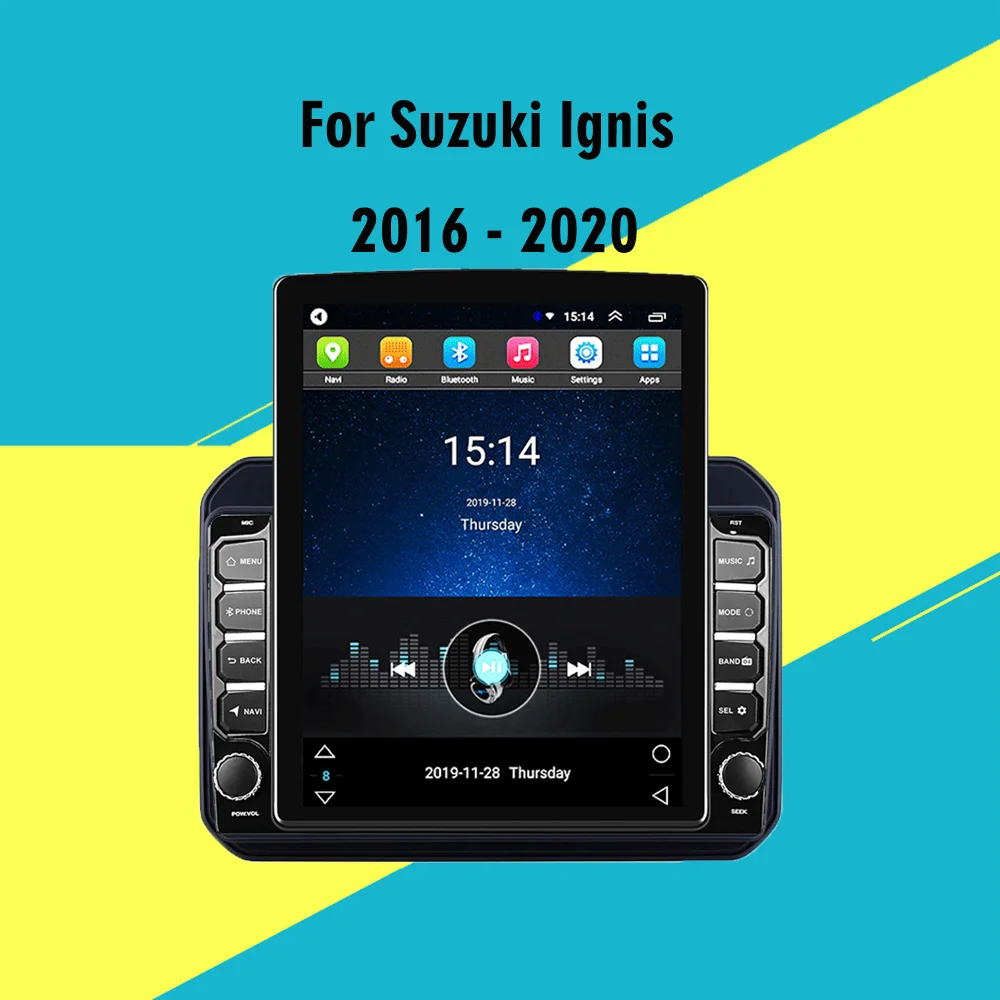 Для Suzuki Ignis 2016 - 2020 2 Din 9,7 "Tesla экран Автомобильный мультимедийный плеер GPS навигатор Android Авторадио Стерео головное устройство
Для Suzuki Ignis 2016 - 2020 2 Din 9,7 "Tesla экран Автомобильный мультимедийный плеер GPS навигатор Android Авторадио Стерео головное устройство