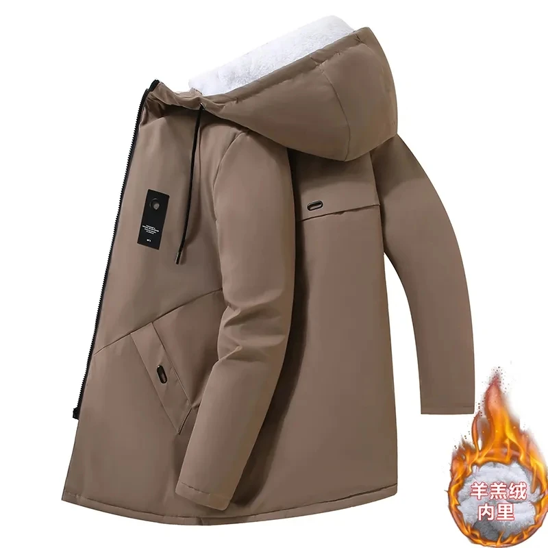 Upgrade New Men Solid Parkas Winter Casual Padded Jacket Hooded Down Thick Coats Waterproof Medium and Long Size Windbreaker
Upgrade New Men Solid Parkas Winter Casual Padded Jacket Hooded Down Thick Coats Waterproof Medium and Long Size Windbreaker