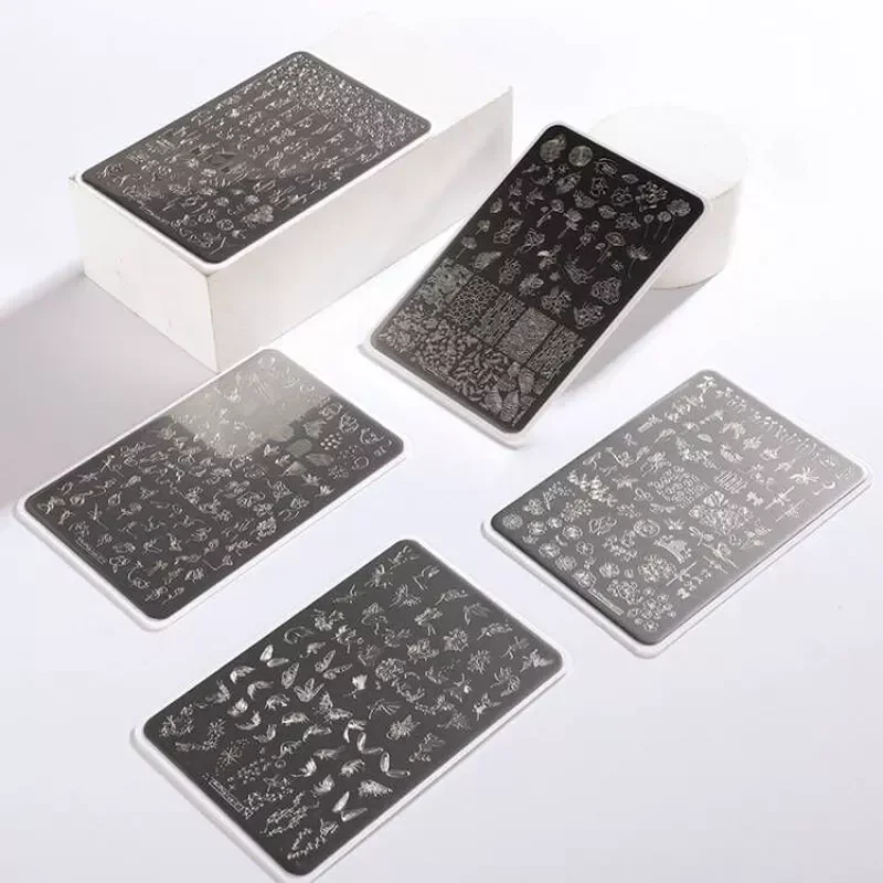 NEW2023 Nail Art Stamping Plates /Leaves/Flower Design Stamp Stamper Template 1Pcs Stainless Steel Tool Image #XXL1
NEW2023 Nail Art Stamping Plates /Leaves/Flower Design Stamp Stamper Template 1Pcs Stainless Steel Tool Image #XXL1