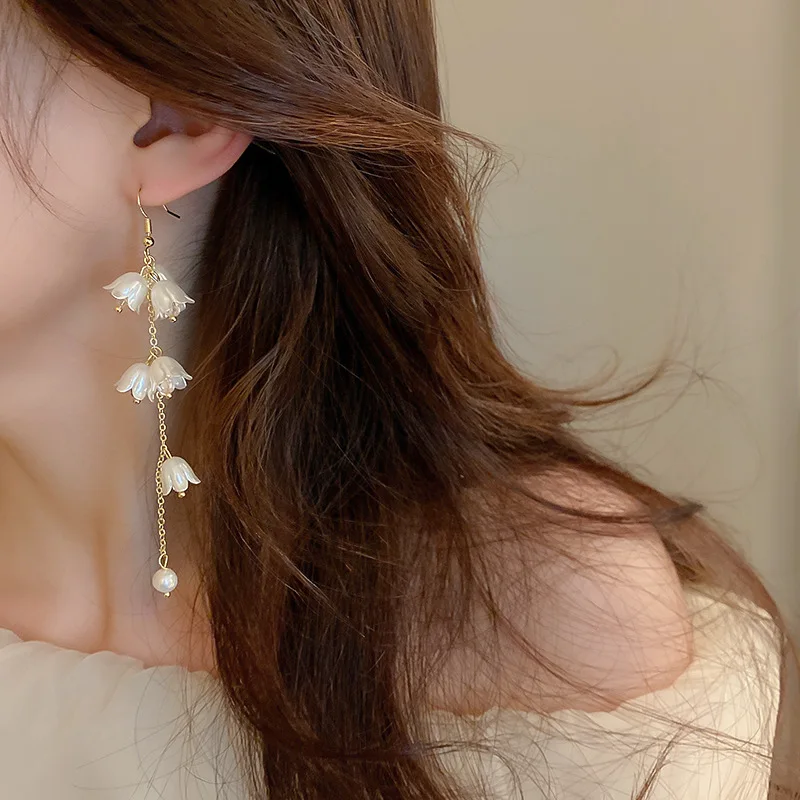 New Bohemia Crystal Orchid Pearl Drop Earrings High Quality Fine Tassel Dangle Earrings for Women Jewelry Party Gift
New Bohemia Crystal Orchid Pearl Drop Earrings High Quality Fine Tassel Dangle Earrings for Women Jewelry Party Gift