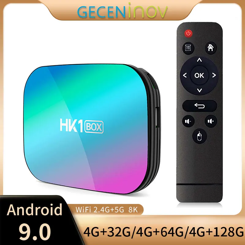 Smart TV Box Android 9 9.0 4K 1080P HK1 Box Amlogic S905X3 Dual WiFi 100m 4GB RAM 32GB 64GB ROM HK1BOX Set Top Box
Smart TV Box Android 9 9.0 4K 1080P HK1 Box Amlogic S905X3 Dual WiFi 100m 4GB RAM 32GB 64GB ROM HK1BOX Set Top Box