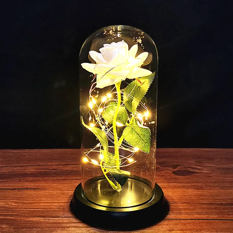Valentines Day Gift for Girlfriend Eternal Rose LED Light Foil Flower In Glass Cover Mothers Day Wedding favors Bridesmaid Gift
Valentines Day Gift for Girlfriend Eternal Rose LED Light Foil Flower In Glass Cover Mothers Day Wedding favors Bridesmaid Gift