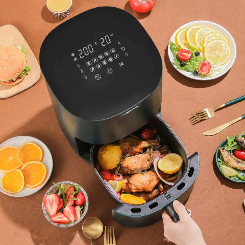Air fryer home fryer-free french fries machine full multi-function oven french fries machine touch screen fryer سلة القلي
Air fryer home fryer-free french fries machine full multi-function oven french fries machine touch screen fryer سلة القلي
