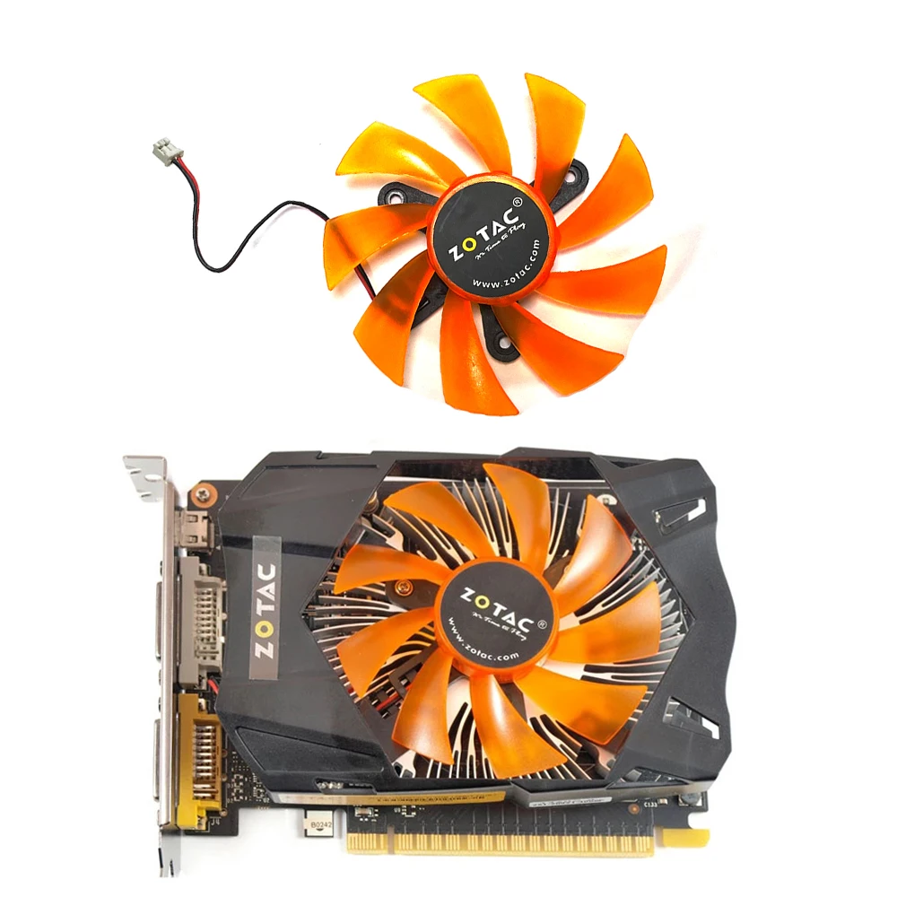 Zotac GeForce GTX 750 Ti Cooling Fan Replacement 87MM GA92S2M 2PIN for Zotac GeForce GTX 750 Ti GTX750 Graphics Card Fan Cooling
Zotac GeForce GTX 750 Ti Cooling Fan Replacement 87MM GA92S2M 2PIN for Zotac GeForce GTX 750 Ti GTX750 Graphics Card Fan Cooling
