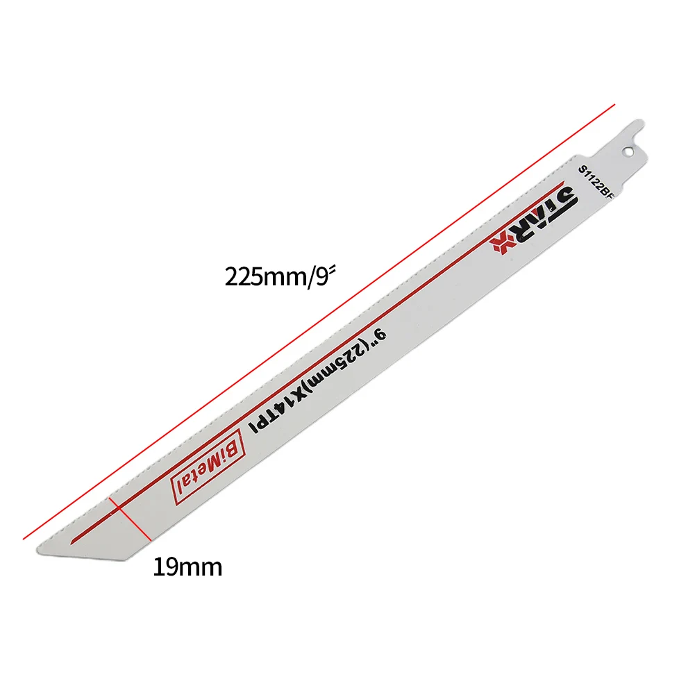 Electric Saw Tools 1x 225mm 9'' BI-Metal Reciprocating Saw Blade Flexible High-Carbon Steel Blades For Metal & Wood Cutting
Electric Saw Tools 1x 225mm 9'' BI-Metal Reciprocating Saw Blade Flexible High-Carbon Steel Blades For Metal & Wood Cutting