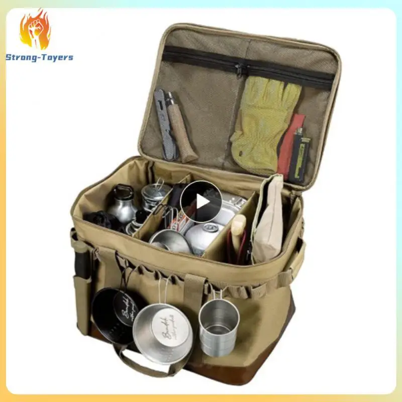 Storage Lamp Package External Hook Large Capacity Storage Bag Three Levels Storage Space Tableware Bag Tool Bag Outdoor Package
Storage Lamp Package External Hook Large Capacity Storage Bag Three Levels Storage Space Tableware Bag Tool Bag Outdoor Package