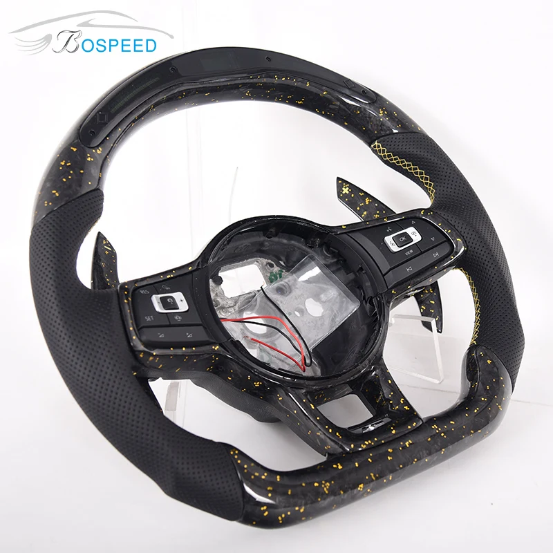 Car Steering Wheel For VW Gti MK6 MK7 Golf6 Golf 7 Passat Gloss Carbon Fiber Perforated Leather LED
Car Steering Wheel For VW Gti MK6 MK7 Golf6 Golf 7 Passat Gloss Carbon Fiber Perforated Leather LED