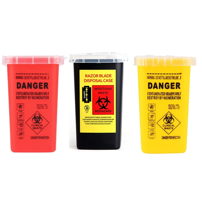 Barber Accessories Disposal Container Case Waste Blade Storage Box Tattoo Blade Syringe Needle Trash Curly Hair Collector
Barber Accessories Disposal Container Case Waste Blade Storage Box Tattoo Blade Syringe Needle Trash Curly Hair Collector