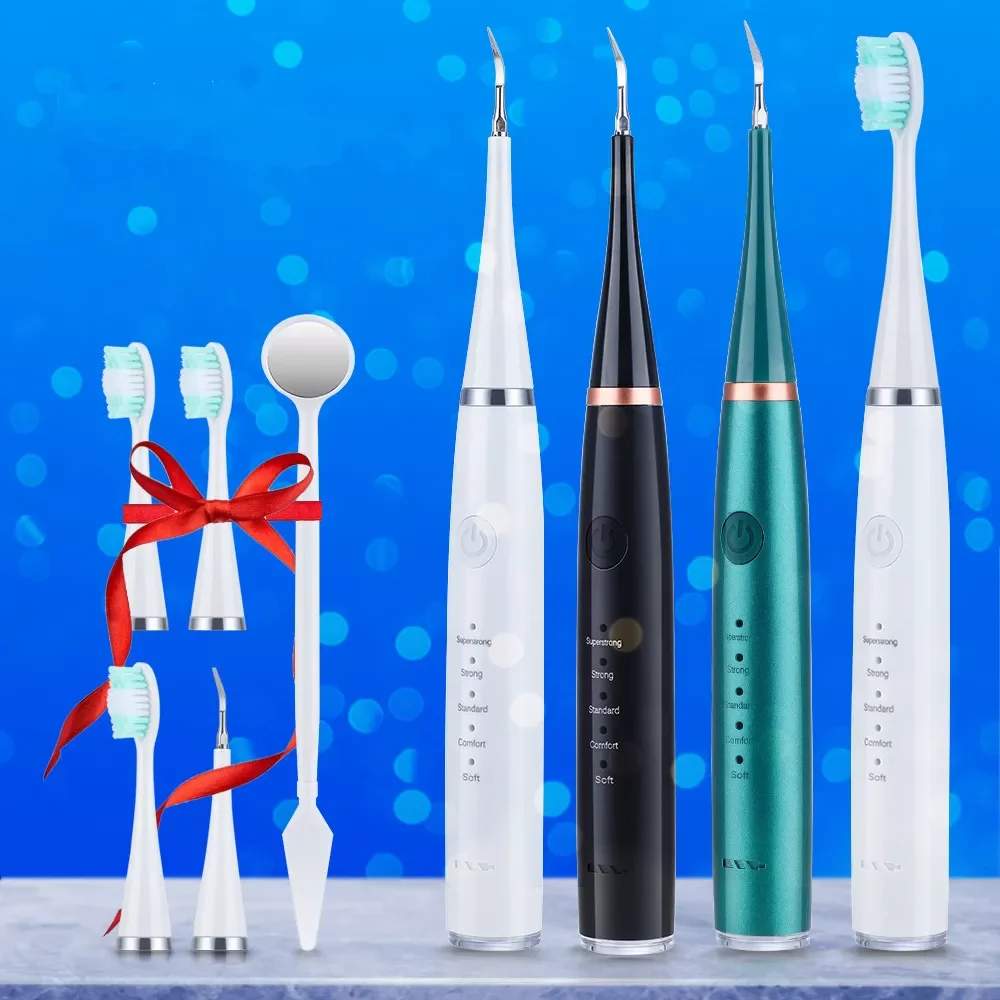 Toothbrush Sonic Dental Scaler Teeth Whitening kit Tooth Whitener Calculus Tartar Remover Tools Cleaner Stain Care
Toothbrush Sonic Dental Scaler Teeth Whitening kit Tooth Whitener Calculus Tartar Remover Tools Cleaner Stain Care