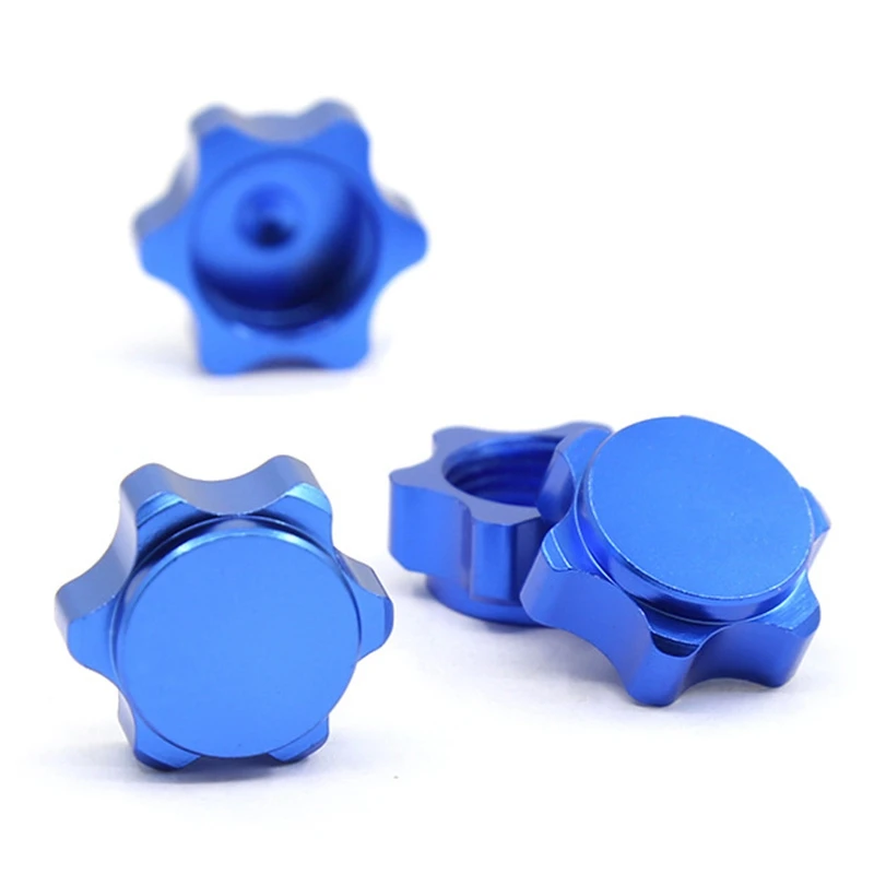 4Pcs Aluminum Wheel Hub Cover Anti-Dust Cover 17mm Hex Nut for 1/8 RC Car,Blue
4Pcs Aluminum Wheel Hub Cover Anti-Dust Cover 17mm Hex Nut for 1/8 RC Car,Blue