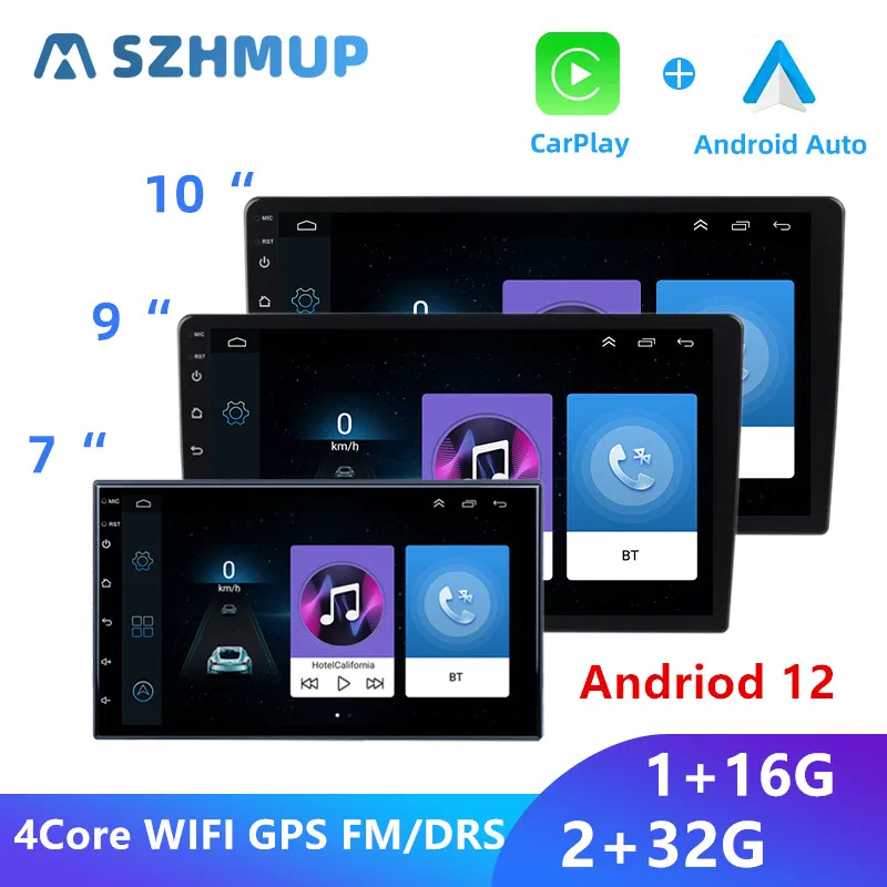 

SZHMUP Car Radio Autoradio USB Bluetooth 32G 2 Din 7"/9"/10" Universal Touch Screen Android Audio Car Multimedia Player WIFI GPS