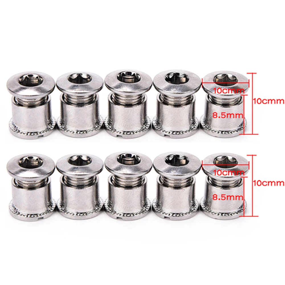 Cycling Tool Chainring Screws Stainless Steel Single/Double/Triple Bolts Corrosion-Resistant Mountain Bike Parts Silver
Cycling Tool Chainring Screws Stainless Steel Single/Double/Triple Bolts Corrosion-Resistant Mountain Bike Parts Silver