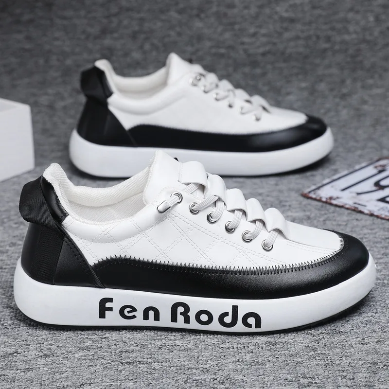 New Spring Men's Shoes Warm Flow PU Leather Men's Board Shoes Flat Lace-up Shoes Men's Casual Shoes
New Spring Men's Shoes Warm Flow PU Leather Men's Board Shoes Flat Lace-up Shoes Men's Casual Shoes