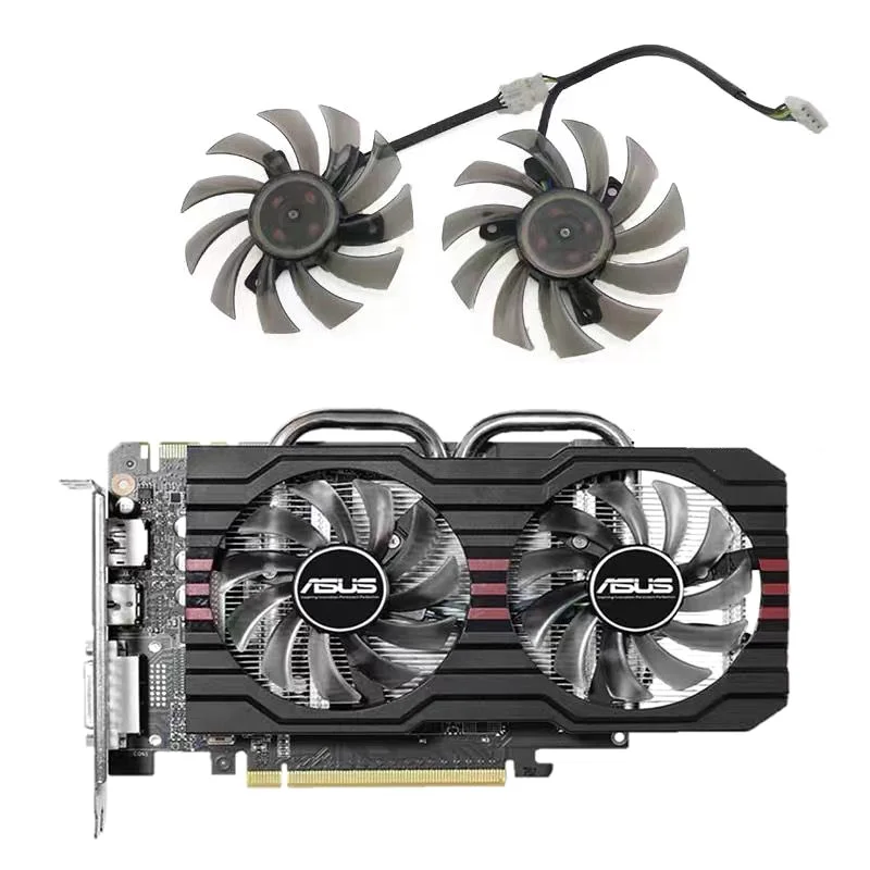 2pcs 4pin 5pin T128010SH DC 12V 0.25A for ASUS GTX650Ti 660Ti GTX750 GTX760 GTX770 R7 260 Graphics Card Dual Fan
2pcs 4pin 5pin T128010SH DC 12V 0.25A for ASUS GTX650Ti 660Ti GTX750 GTX760 GTX770 R7 260 Graphics Card Dual Fan