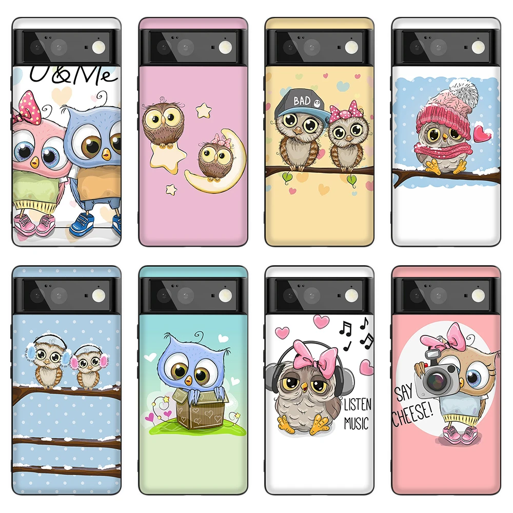 Cartoon Cute Owl Phone Case for Google Pixel 6A 6Pro 5 4 3 2 XL Protection Shell Cover for Google Pixel 4a 5a 5G 3aXL Fundas
Cartoon Cute Owl Phone Case for Google Pixel 6A 6Pro 5 4 3 2 XL Protection Shell Cover for Google Pixel 4a 5a 5G 3aXL Fundas