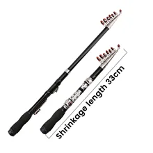 Light Lure Pole Angling Tackle with Solid Rod Tip Design for Freshwater Fishing Using