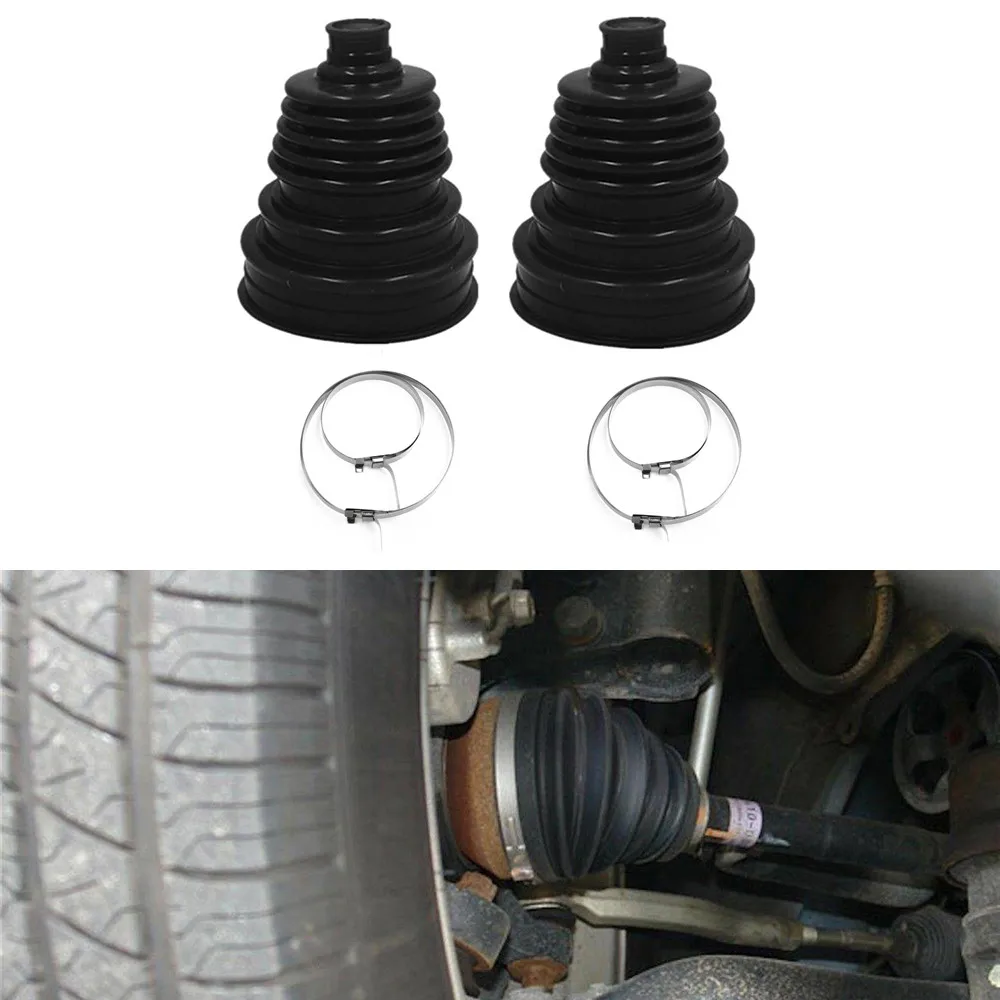 2pcs 140mm X 86mm Silicone Constant Velocity CV Boot Joint Kit Universal Black With Clips Car Replace Accessories
2pcs 140mm X 86mm Silicone Constant Velocity CV Boot Joint Kit Universal Black With Clips Car Replace Accessories