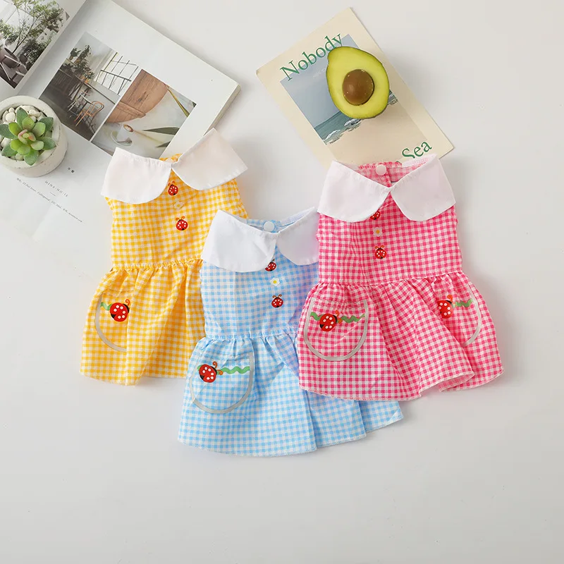 Summer Cute Cat Dress For Small Medium Kitten Puppy Thin Skirt Sunscreen Dog Clothing Pet Dress XS-L
Summer Cute Cat Dress For Small Medium Kitten Puppy Thin Skirt Sunscreen Dog Clothing Pet Dress XS-L
