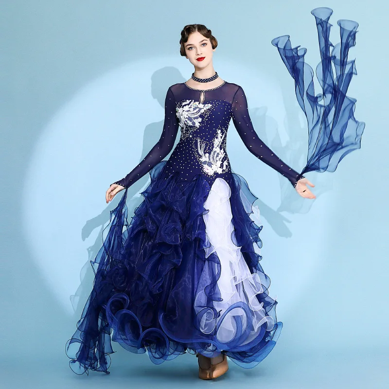 2022 Newest Women Ballroom Dance Dress Waltz Adult Modern Ball Costumes Tango Rumba Clothing S7078
2022 Newest Women Ballroom Dance Dress Waltz Adult Modern Ball Costumes Tango Rumba Clothing S7078