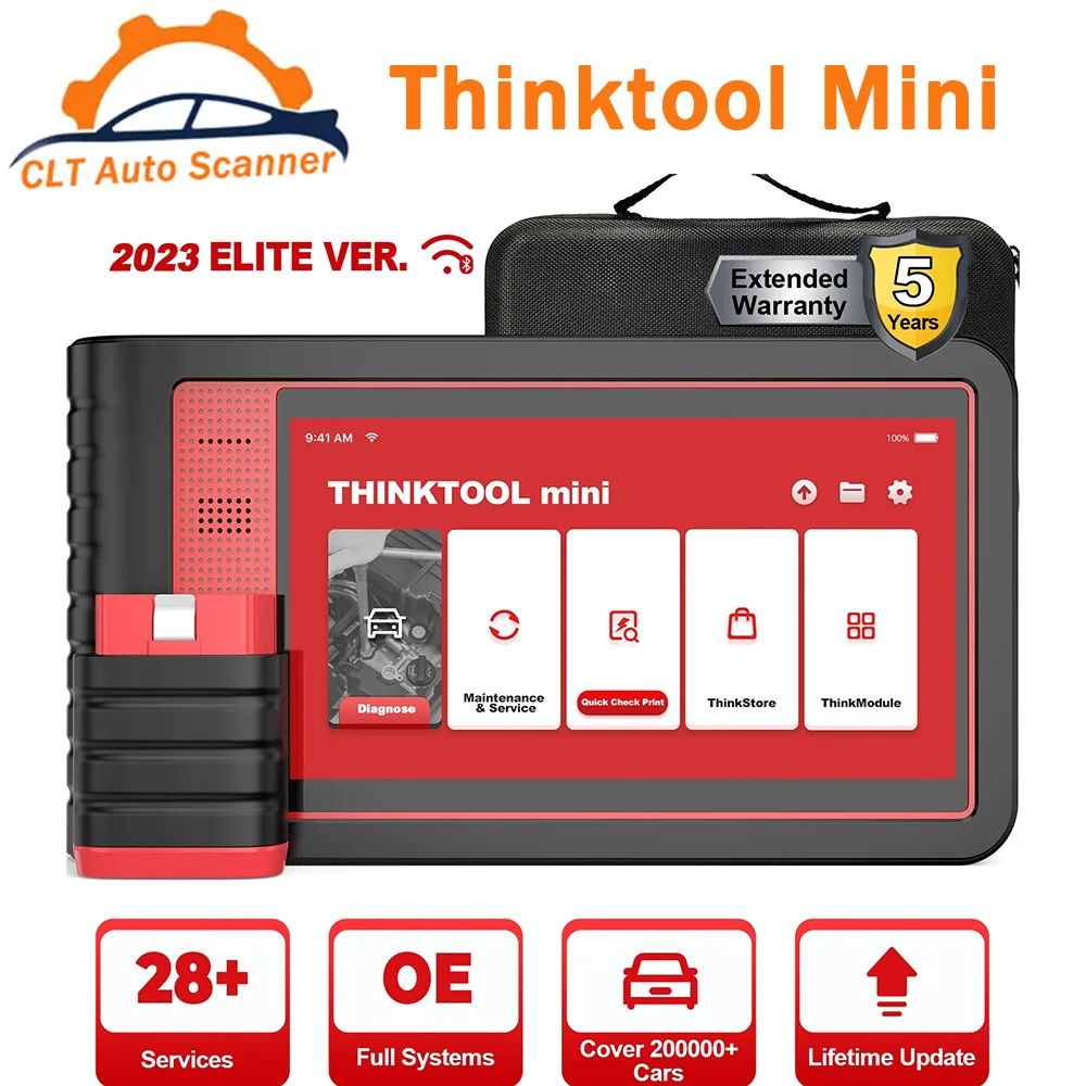 THINKCAR Thinktool Mini OBD2 автомобильный сканер для полной диагностики автомобиля, кодирование ECU, активное тестирование PK ThinkScan Max/MAX2
THINKCAR Thinktool Mini OBD2 автомобильный сканер для полной диагностики автомобиля, кодирование ECU, активное тестирование PK ThinkScan Max/MAX2
