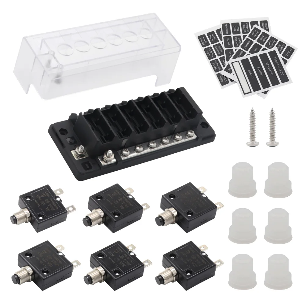 Прочный Автоматический выключатель, установка 1 в 6, 6 позиций, автоматический выключатель, 1 комплект
Прочный Автоматический выключатель, установка 1 в 6, 6 позиций, автоматический выключатель, 1 комплект