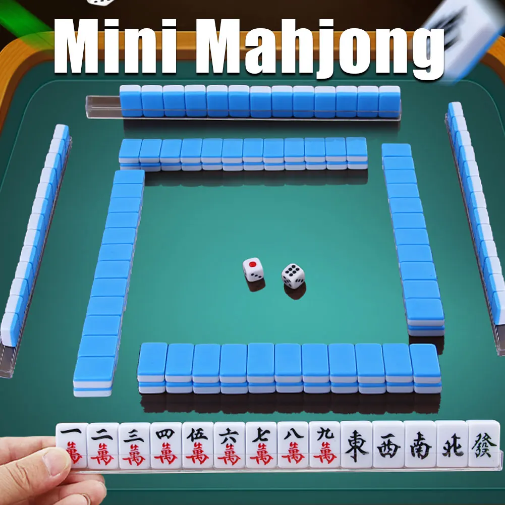 144 pcs/set Mini Little Mahjong Chinese Traditional Board Game Family Toy Chinese Numbers Exquisitely Carved Home Family
144 pcs/set Mini Little Mahjong Chinese Traditional Board Game Family Toy Chinese Numbers Exquisitely Carved Home Family