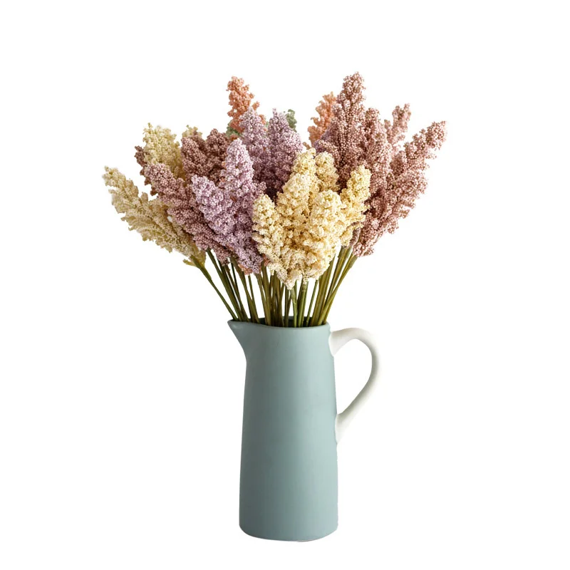 Fake Foam Lavender Artificial Flowers 6 Branches/bundle Wedding Bridal Bouquet DIY Accessories for Home Living Room Vase Decor
Fake Foam Lavender Artificial Flowers 6 Branches/bundle Wedding Bridal Bouquet DIY Accessories for Home Living Room Vase Decor