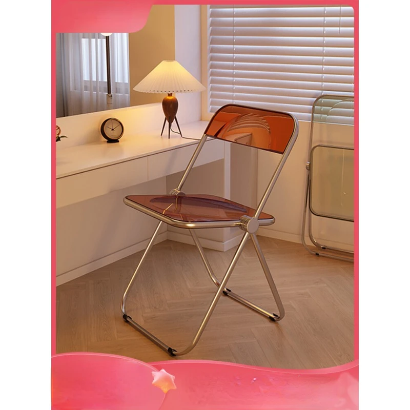 Home Transparent Chair Acrylic Fashion Network Red Makeup Chair Photography Chair Simple Portable Dining Chair Folding Chair
Home Transparent Chair Acrylic Fashion Network Red Makeup Chair Photography Chair Simple Portable Dining Chair Folding Chair