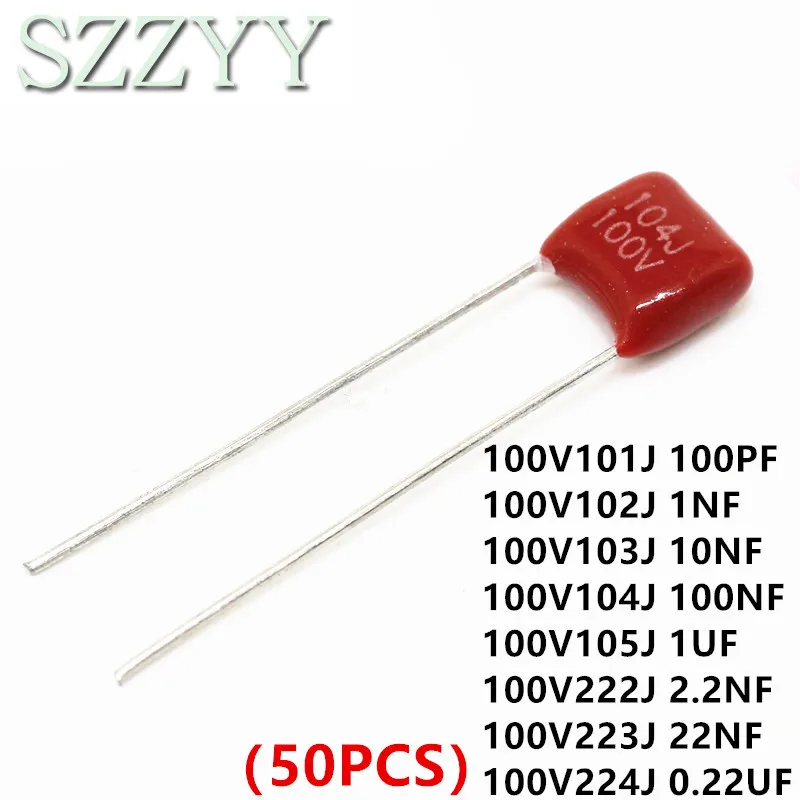 100 шт. 100 в 101J 102J 103J 104J 105J 222J 223J 472J 473J 0,01 мкФ 0,1 мкФ 1UF 1NF 2.2NF 4.7NF 10NF 100PF P = 5 мм CBB конденсаторы P5
100 шт. 100 в 101J 102J 103J 104J 105J 222J 223J 472J 473J 0,01 мкФ 0,1 мкФ 1UF 1NF 2.2NF 4.7NF 10NF 100PF P = 5 мм CBB конденсаторы P5