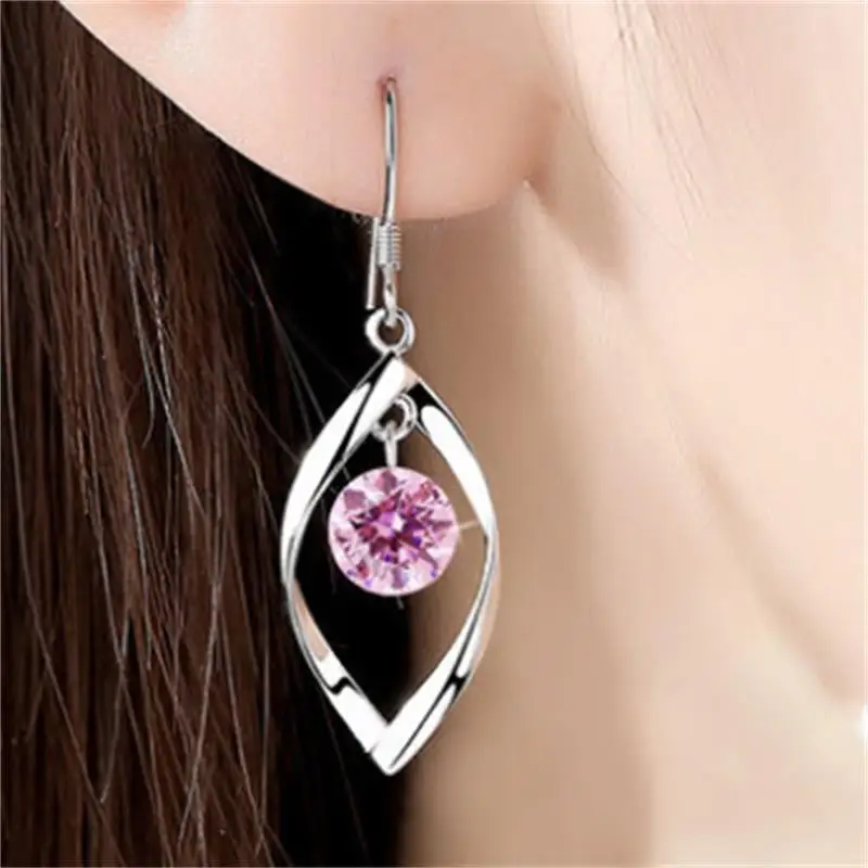 YDL French Silver Color Earrings Natural Crystal Small Flower Hoop Earrings For Women Birthday Fashion Temperament Jewelry Gift
YDL French Silver Color Earrings Natural Crystal Small Flower Hoop Earrings For Women Birthday Fashion Temperament Jewelry Gift